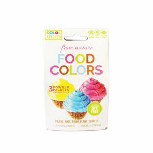colorkitchen food coloring (3 colors) – plant-based colors | artificial dye-free | gluten-free | non-gmo | vegan | colors for frosting and natural healthy baking | soy free