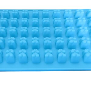 2 Pack 50 Cavity Silicone Gummy Bear Candy Chocolate Mold With a Dropper Making Bear Candy For Your Kids by BARRETLGQ