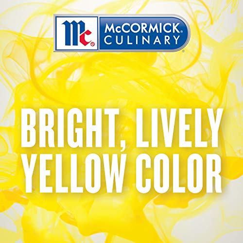 McCormick Culinary Egg Shade (Yellow) Food Coloring, 16 fl oz - One 16 Fluid Ounce Bottle of Yellow Food Dye, Adds Yellow Color to Frostings, Icings, Cheese Dishes and More