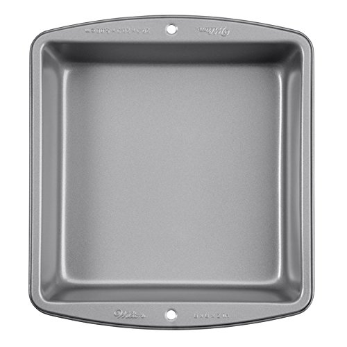 Wilton Recipe Right - 8-Inch Non-Stick Square Cake Pans, Multipack of 2