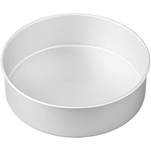 wilton decorator preferred 10 x 3-inch aluminum round cake pan, aluminum