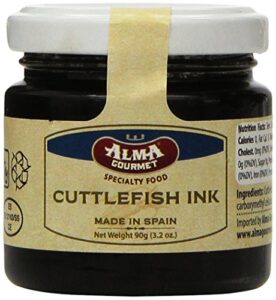 alma gourmet cuttlefish squid ink | 3.2oz (90g) jar