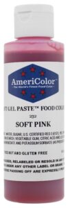 americolor soft gel paste, 4.5-ounce, soft pink