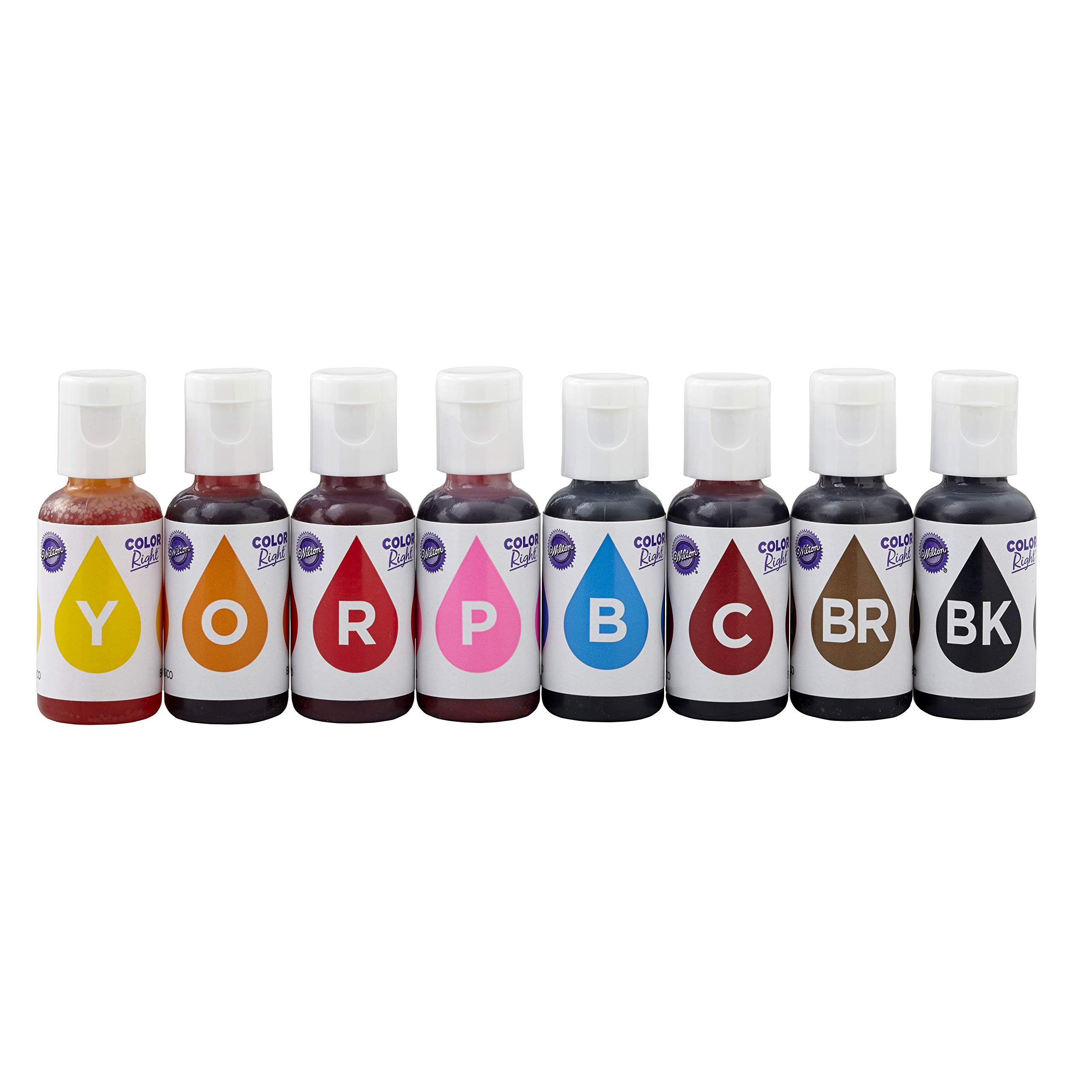 Wilton Color Right Performance Food Coloring Set, 8 Colors