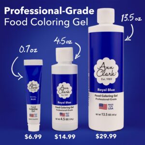 Ann Clark Royal Blue Food Coloring Gel .70 oz. (20 g) Made in USA