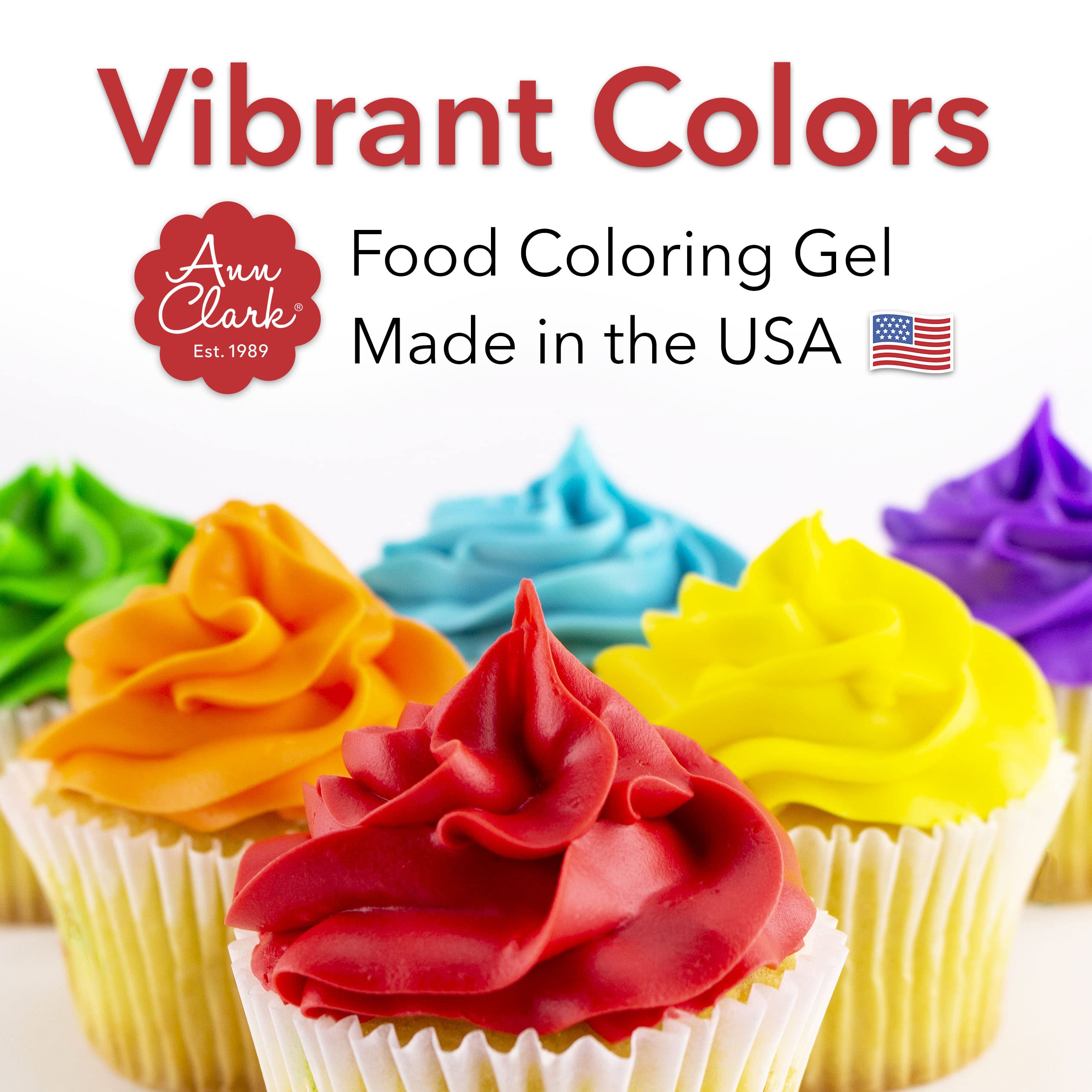 Ann Clark Regal Purple Food Coloring Gel .70 oz. Professional Grade Made in USA