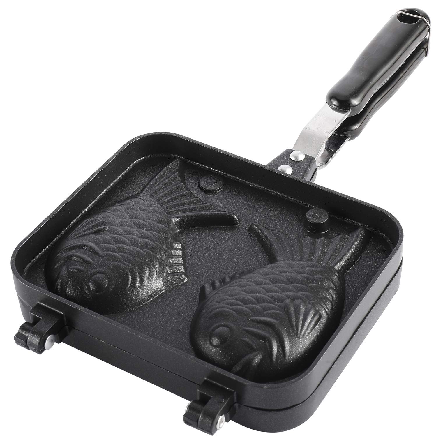 Yaegoo Taiyaki Fish-shaped Cake Pan Cake Pan Bread Maker Double Pan Mold Home Cooking Fish-shaped Hot Cake Maker