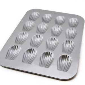 USA Pan Bakeware Madeleine Pan, 16-Well, Aluminized Steel