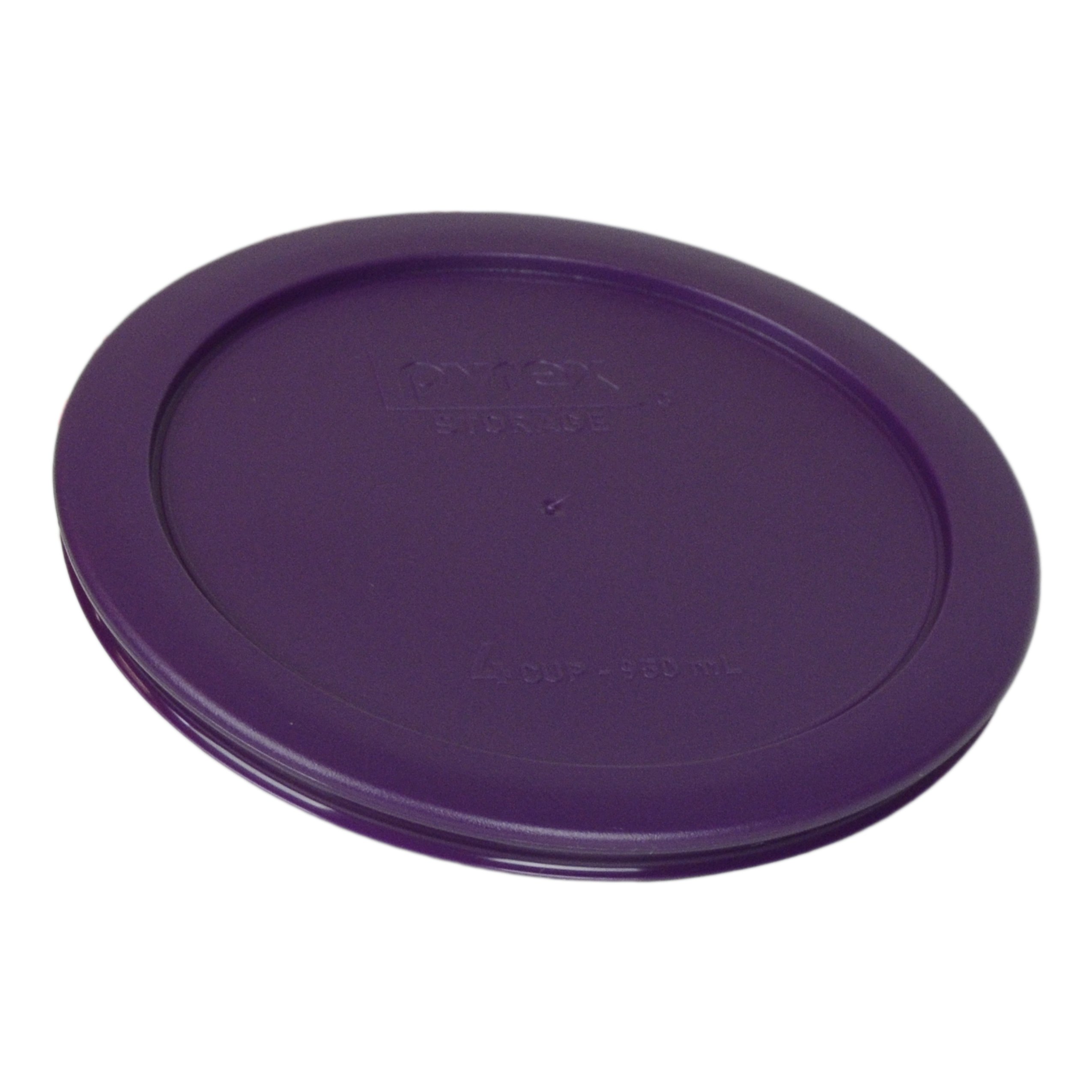 Pyrex 7201-PC Round 4 Cup Storage Lid for Glass Bowls (2, Purple)