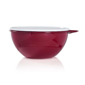 tupperware brand thatsa medium prep & storage bowl, 4.5l (19 cup) - dishwasher safe & bpa free - airtight, leak-proof food container with lid - sturdy & lightweight