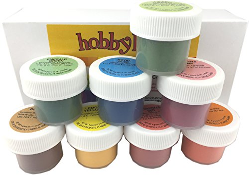 Hobbyland CK Products Powder Food Color Kit, 8 Colors, 4 Gram Jars, Professional Powder Food Color Set