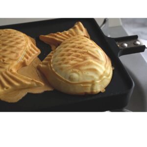 COOKKING - Taiyaki Japanese Fish-shaped Pancake Double Pan, Made in Korea