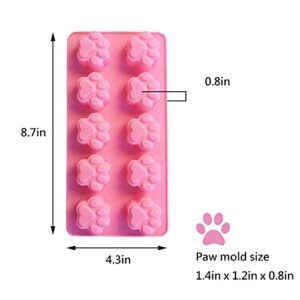 Food Grade Silicone Mold, IHUIXINHE Non-stick Ice Cube Mold, Jelly, Biscuits, Chocolate, Candy, Cupcake Baking Mould, Muffin pan