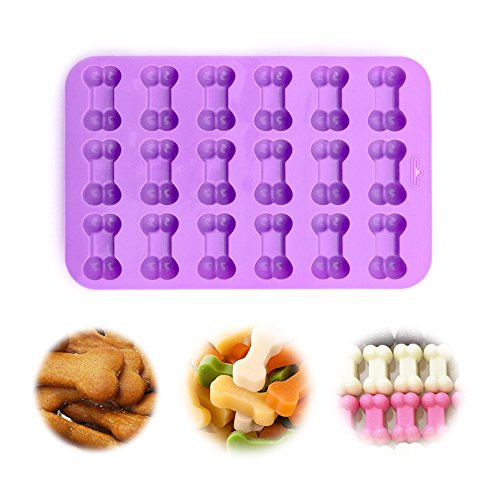 Food Grade Silicone Mold, IHUIXINHE Non-stick Ice Cube Mold, Jelly, Biscuits, Chocolate, Candy, Cupcake Baking Mould, Muffin pan