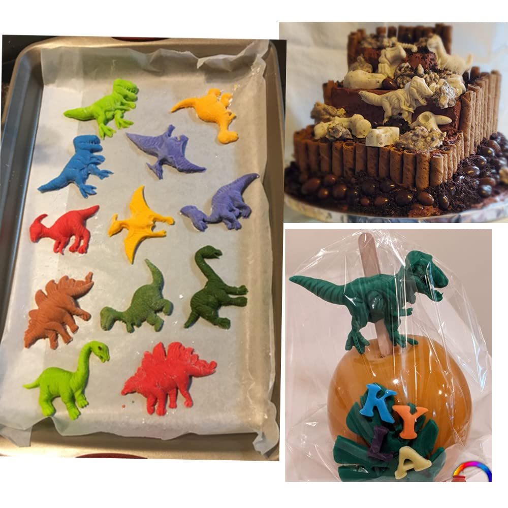Dinosaur Silicone Fondant Cake Mold Kitchen Baking Mold Cake Decorating Moulds Modeling Tools, Gummy Sugar Chocolate Candy Cupcake Mold