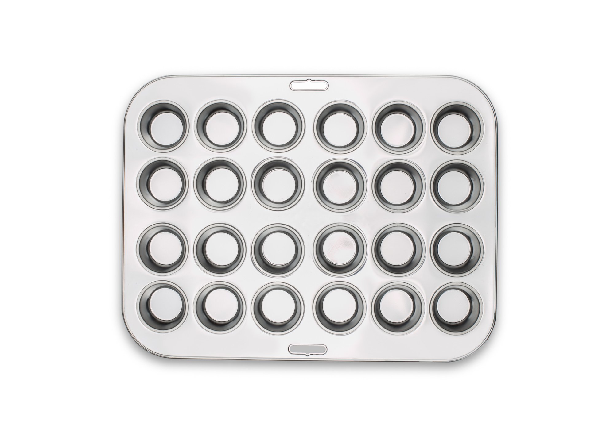 Fox Run Mini Muffin Pan, 24 Cup, Stainless Steel