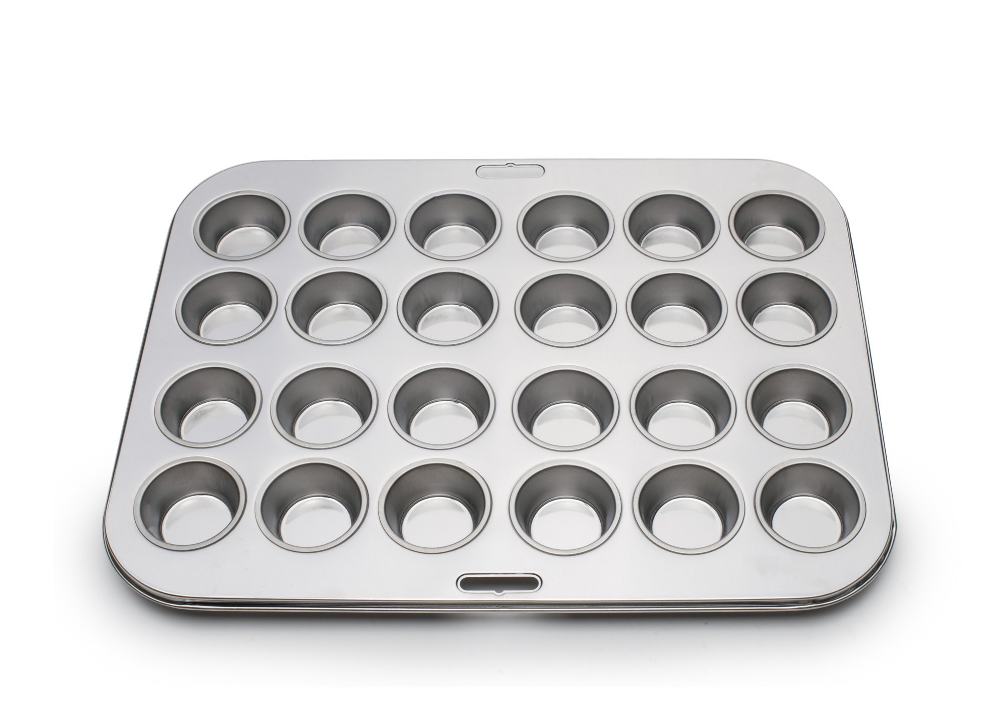 Fox Run Mini Muffin Pan, 24 Cup, Stainless Steel