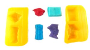 flexible molds - graduation (4 cavity) - cream cheese mint molds - candy melts - fondant - caramels - soft candy molds