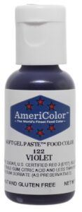 americolor soft gel paste food color, 75-ounce, violet