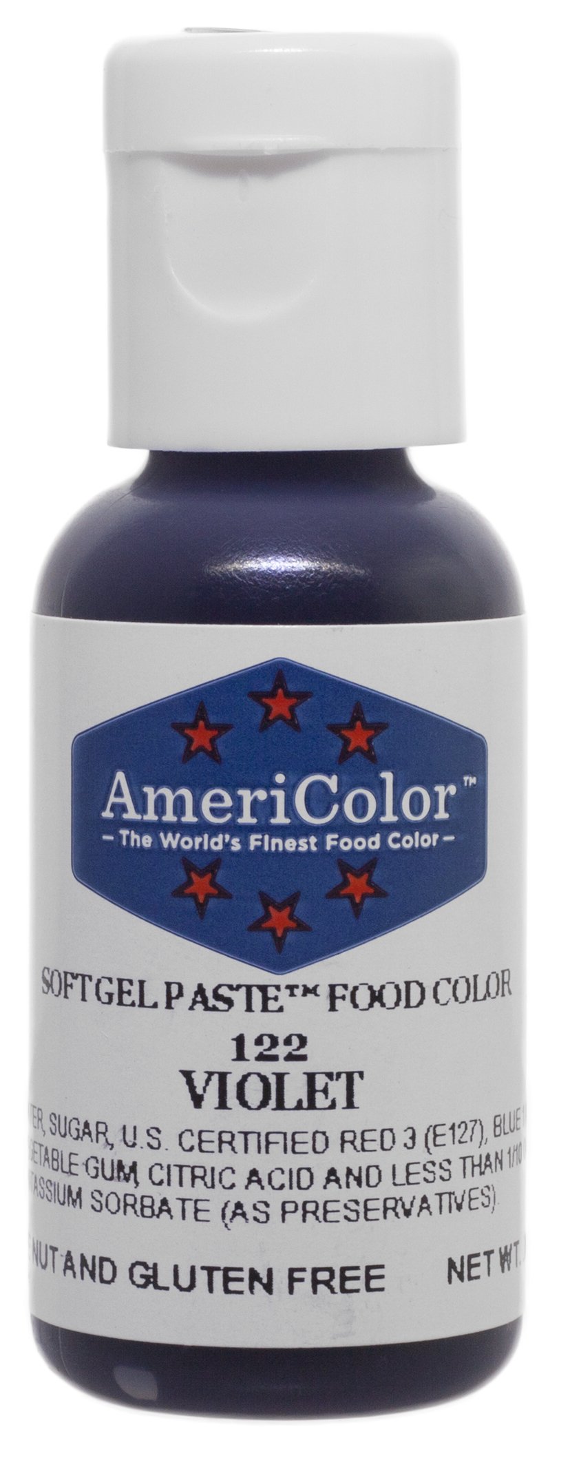 Americolor Soft Gel Paste Food Color, 75-Ounce, Violet