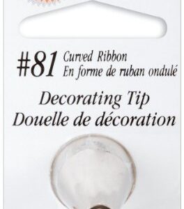 Wilton Decorating Tip, No.81 Curved Ribbon