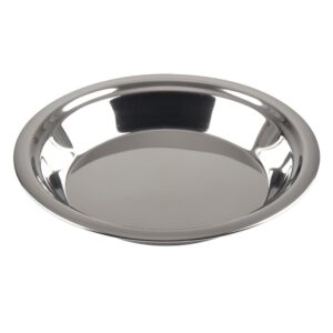 lindy's - 5m871 lindy's stainless steel 9 inch pie pan, silver
