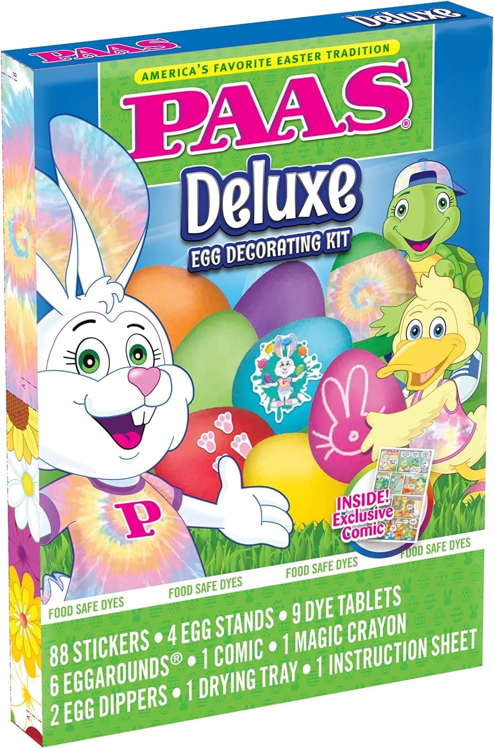 PAAS Deluxe Easter Egg Decorating Kit - America's Favorite Easter Tradition