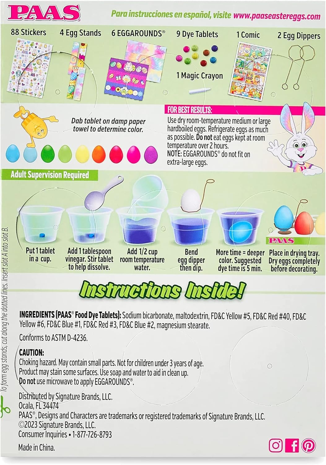 PAAS Deluxe Easter Egg Decorating Kit - America's Favorite Easter Tradition