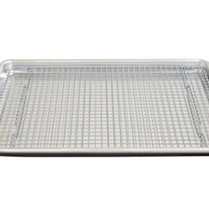 Mrs. Anderson’s Baking Half Sheet Baking and Cooling Rack, 16.5 x 11.75-Inches