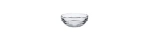 duralex made in france lys stackable glass bowl (set of 4), 1 oz., 2.3 inches, clear