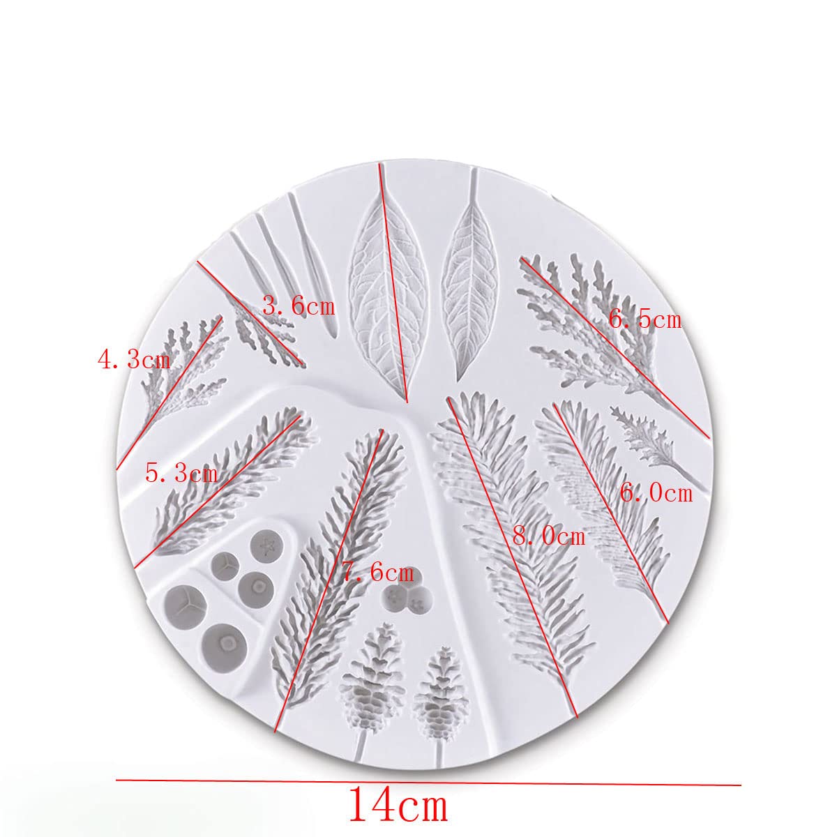 ZHUOJIE Winter Foliage Flower Pro Mould Silicone Mold Fondant Cake Decorating Tool Gumpaste Sugarcraft Chocolate Forms Bakeware Tools