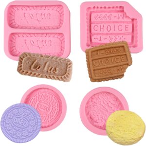 biscuit silicone molds, oreo cookies chocolate candy fondant molds, can be used for cake decorating, cupcake toppers, cookies, butter, floral paste, dough, plaster, resin, clay
