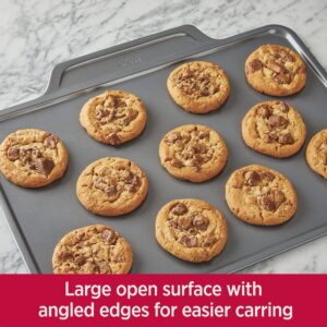 All-Clad Pro-Release Nonstick Bakeware Set 3 Piece Oven Safe 450F Half Sheet, Cookie Sheet, Muffin Pan, Cooling & Baking Rack, Round Cake Pan, Loaf Pan, Baking Pan Grey