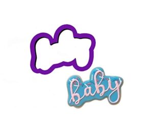 baby word cookie cutter - baby shower cookie cutter