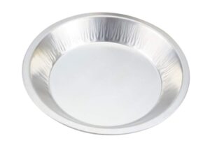 kitchendance disposable heavyweight aluminum foil round baking pan, 1070, silver, 36 ounces