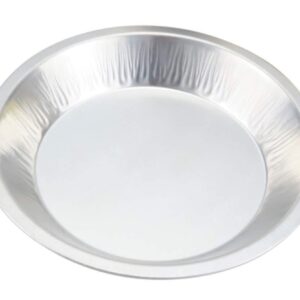 KitchenDance Disposable Heavyweight Aluminum Foil Round Baking Pan, 1070, Silver, 36 Ounces