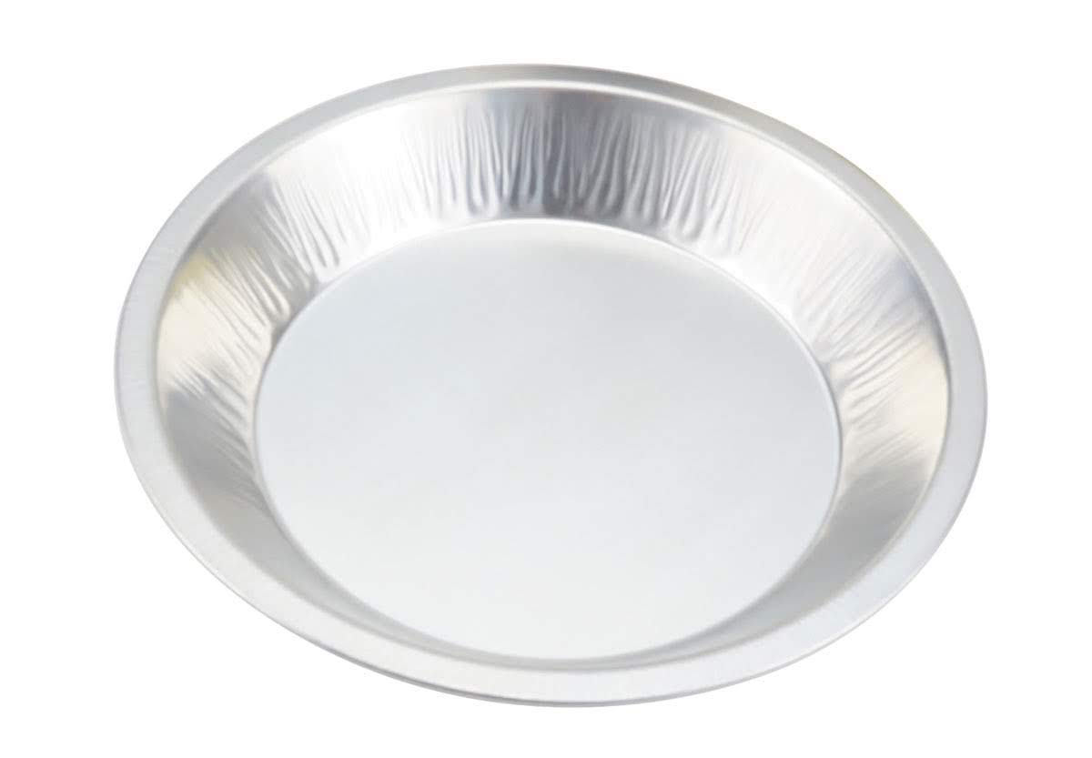 KitchenDance Disposable Heavyweight Aluminum Foil Round Baking Pan, 1070, Silver, 36 Ounces