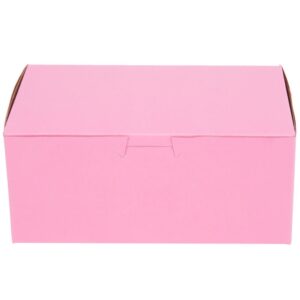 a1 bakery supplies cake boxes cake carry boxes disposable cake boxes 10 pack pink 8 x 5 x 3.5 made in usa