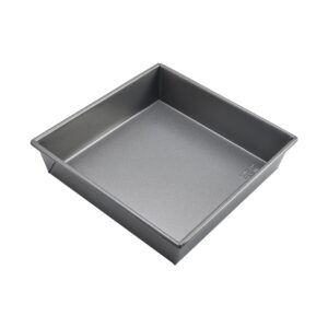chicago metallic commercial ii non-stick 9-inch square cake pan. make traditional square cakes or layer cakes, brownies, casseroles, and more,