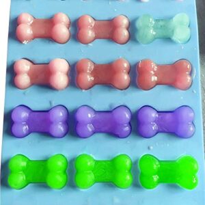 Puppy Dog Paw and Bone Silicone Molds, Sonku Silicone Trays Candy Molds for Chocolate, Candy, Jelly, Ice Cube, Dog Treats (5Pcs/set)