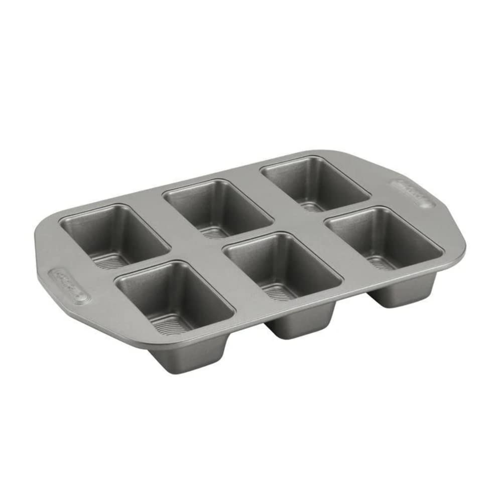 Circulon Nonstick Bakeware 6-Cup Mini Loaf Pan, Gray - ,6 cup