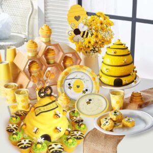 Vodolo Large Beehive silicone cake mold/Bee hive Cake Pan, Nonstick Bakeware for What Will It Bee Baby Shower Gender Reveal Party Decorations