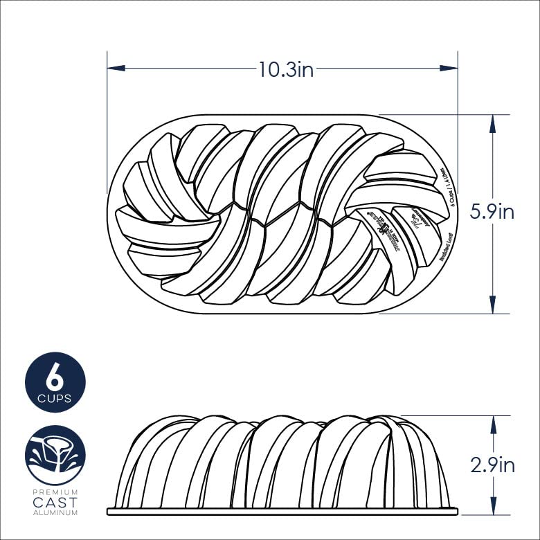 Nordic Ware Braided Loaf Pan