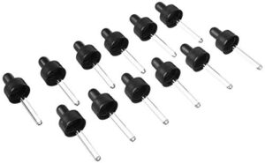 lorann dropper, small threaded ( for 1 dram bottles) 12 piece package - blistered