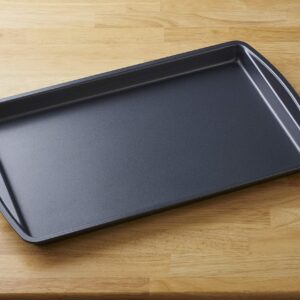 Nifty Cookie & Baking Sheets (Set of 3) – Non-Stick Coated Steel, Dishwasher Safe, Oven Safe up to 450 Degrees, includes Large/Med/Small Pans