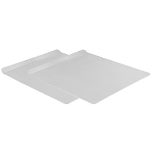 t-fal airbake natural aluminum cookie sheet, 14" x 16", silver, pack of 2