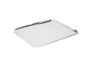 fox run stainless steel cookie sheet baking pan, 14" x 17", silver