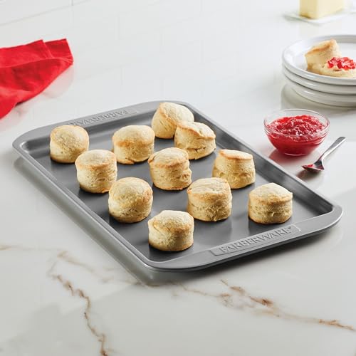 Farberware Nonstick Bakeware, Nonstick Cookie Sheet / Baking Sheet - 10 Inch x 15 Inch, Gray