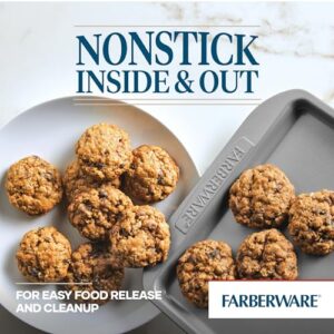 Farberware Nonstick Bakeware, Nonstick Cookie Sheet / Baking Sheet - 10 Inch x 15 Inch, Gray