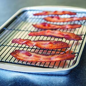 Nordic Ware 45027AMZ Oven Bacon Baking Tray, 17x12 in, Stainless Steel